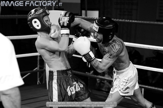 2013-11-16 Vigevano - Born to Fight 2177 Harmand Troplini-Alessio Picone - K1